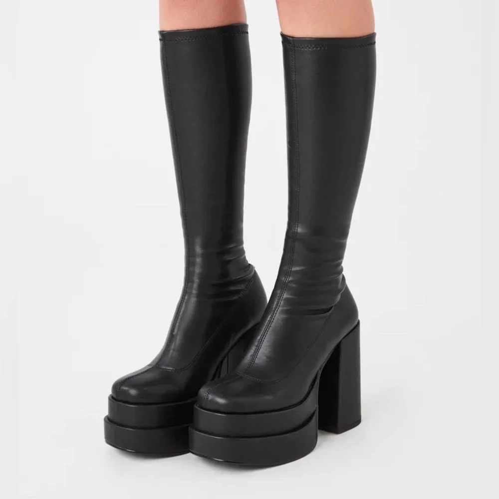 Steve Madden Cypress Tall Platform Boots - Picture 4 of 7